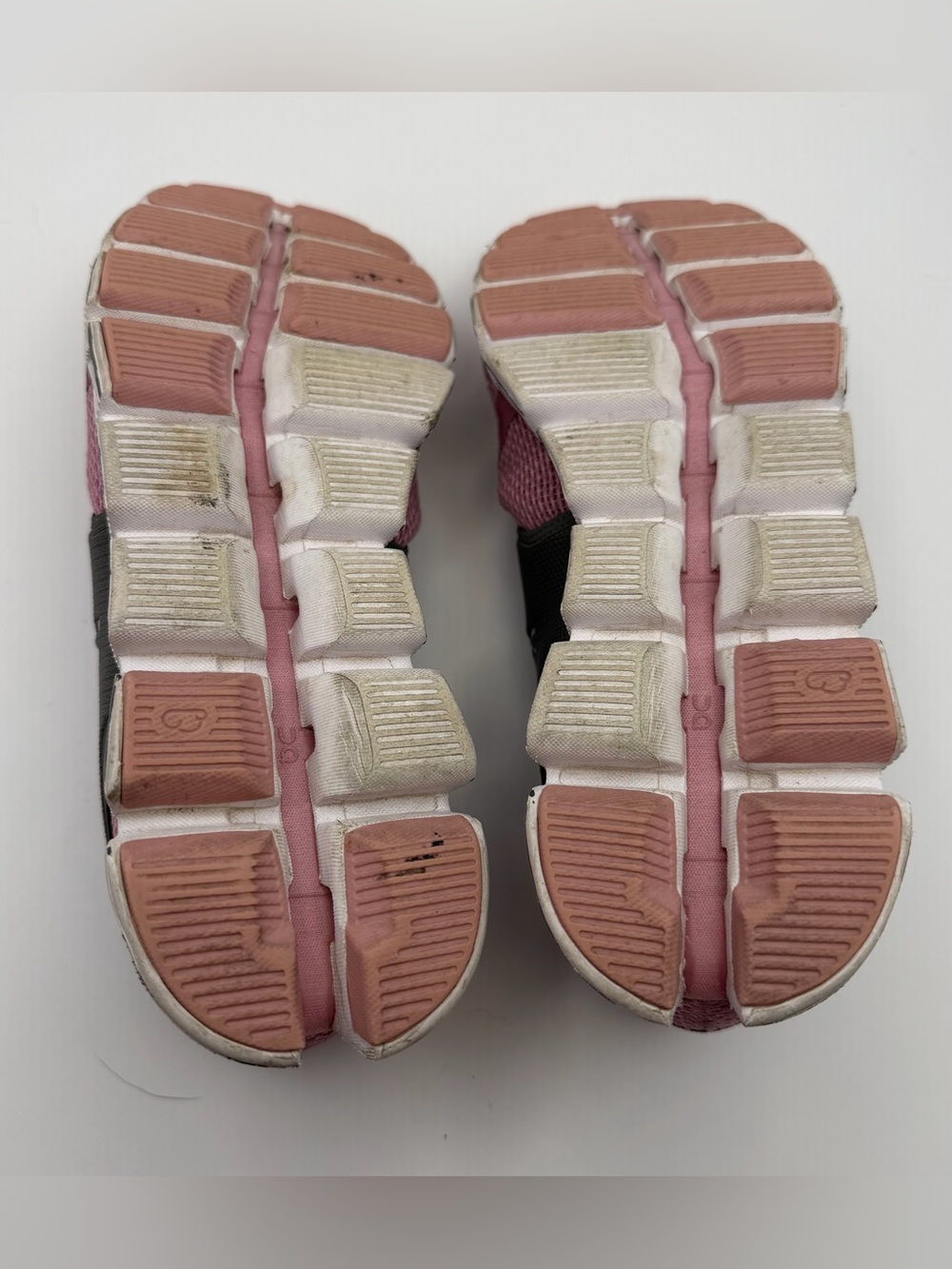 On Running Women's Dusty Rose and Charcoal Cloud Running Shoes - Picture 12 of 12